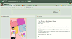 Desktop Screenshot of noseln77.deviantart.com