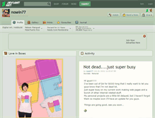Tablet Screenshot of noseln77.deviantart.com
