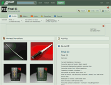 Tablet Screenshot of final-23.deviantart.com