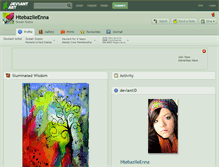 Tablet Screenshot of htebazileenna.deviantart.com