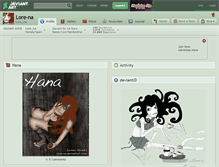 Tablet Screenshot of lore-na.deviantart.com