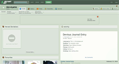 Desktop Screenshot of mewayame.deviantart.com