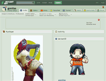 Tablet Screenshot of gomitas.deviantart.com