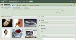 Desktop Screenshot of maddrum.deviantart.com