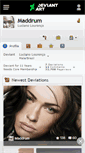 Mobile Screenshot of maddrum.deviantart.com