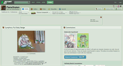 Desktop Screenshot of flameshuken.deviantart.com