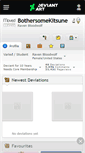 Mobile Screenshot of bothersomekitsune.deviantart.com