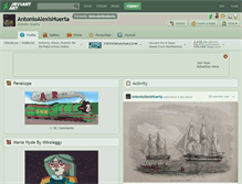 Tablet Screenshot of antoniorenteria.deviantart.com