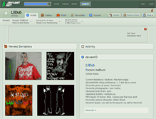 Tablet Screenshot of lildub.deviantart.com