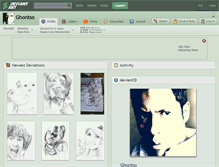 Tablet Screenshot of ghontso.deviantart.com