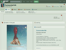 Tablet Screenshot of foxmoonmerfolk.deviantart.com