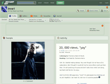 Tablet Screenshot of inwe1.deviantart.com