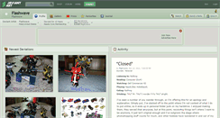 Desktop Screenshot of flashwave.deviantart.com