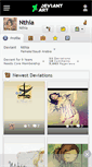 Mobile Screenshot of nthia.deviantart.com