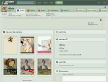 Tablet Screenshot of nthia.deviantart.com