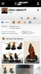 Mobile Screenshot of killer-rabbit79.deviantart.com