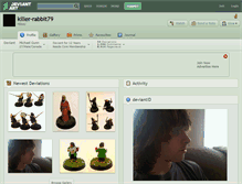 Tablet Screenshot of killer-rabbit79.deviantart.com