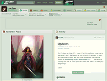 Tablet Screenshot of buuten.deviantart.com