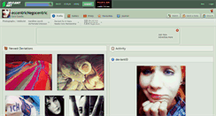 Desktop Screenshot of eccentricnegocentric.deviantart.com
