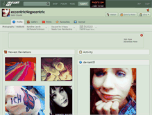 Tablet Screenshot of eccentricnegocentric.deviantart.com