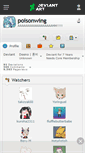 Mobile Screenshot of poisonwing.deviantart.com