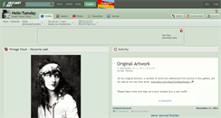 Desktop Screenshot of hello-tuesday.deviantart.com