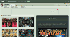 Desktop Screenshot of cyberxaos.deviantart.com