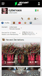 Mobile Screenshot of cyberxaos.deviantart.com