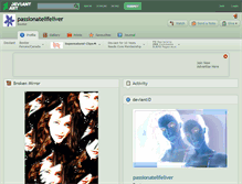 Tablet Screenshot of passionatelifeliver.deviantart.com