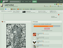 Tablet Screenshot of ladyfromeast.deviantart.com