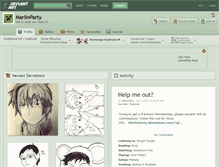 Tablet Screenshot of marlinparty.deviantart.com