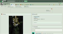 Desktop Screenshot of dragongirl46.deviantart.com