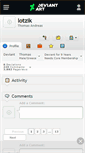 Mobile Screenshot of lotzik.deviantart.com