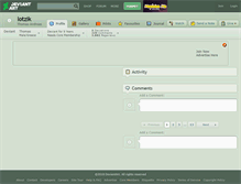 Tablet Screenshot of lotzik.deviantart.com
