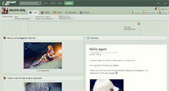 Desktop Screenshot of electric-lady.deviantart.com