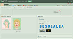 Desktop Screenshot of besulalea.deviantart.com