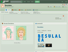 Tablet Screenshot of besulalea.deviantart.com