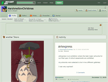 Tablet Screenshot of marshmellowchristmas.deviantart.com