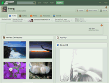 Tablet Screenshot of h-m-g.deviantart.com