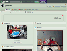 Tablet Screenshot of microcube.deviantart.com