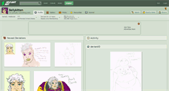 Desktop Screenshot of bellykitten.deviantart.com
