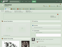 Tablet Screenshot of nilocmirror.deviantart.com