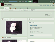Tablet Screenshot of edward-rose.deviantart.com