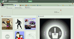 Desktop Screenshot of derangedcomics.deviantart.com