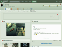 Tablet Screenshot of amaua.deviantart.com
