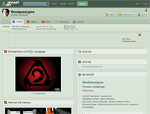 Tablet Screenshot of neoapocalypse.deviantart.com
