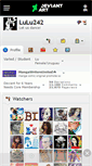 Mobile Screenshot of lulu242.deviantart.com