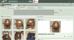 Desktop Screenshot of adarkdezine.deviantart.com