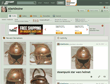 Tablet Screenshot of adarkdezine.deviantart.com
