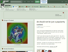 Tablet Screenshot of dotchan.deviantart.com